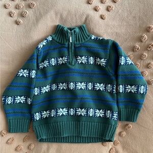 Gap Kids Quarter-Zip Winter Sweater
